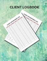 Client Logbook: A client log book is a written record of a client's interactions with a particular service or organization. 1329619242 Book Cover