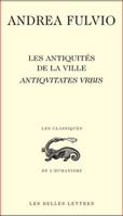 Les Antiquites de la Ville / Antiqvitates Vrbis 225144940X Book Cover