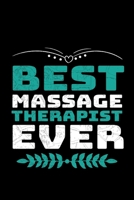 Best Massage Therapist Ever: Notebook: Gift For Massage Therapist: Dot Grid 120 Page 1678855286 Book Cover