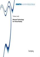 Binaural Technology for Virtual Reality 3832519351 Book Cover