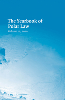 The Yearbook of Polar Law Volume 12 2020 9004436375 Book Cover