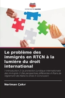 Le problème des immigrés en RTCN à la lumière du droit international 6203701769 Book Cover