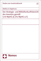 Der Strategie- Und Mittelherkunftsbericht Des Investors Gemass 43 Wphg 27a Wphg a (Studien zum Gesellschaftsrecht, 22) 3756012174 Book Cover