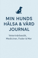 Min Hunds Hälsa & Vård Journal: Veterinärbesök, Mediciner, Foder & Mer (Swedish Edition) B0F5PZ5H49 Book Cover