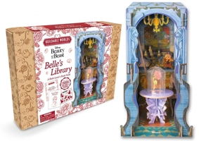 Disney Beauty and the Beast: Belle's Library: Buildable Worlds - A Book Lover's Book Nook 1805856022 Book Cover