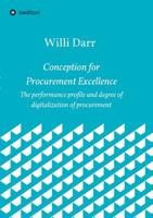 Conception for Procurement Excellence 3748264747 Book Cover