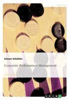 Corporate Performance Management 3638807819 Book Cover