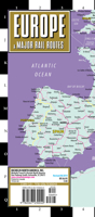 Streetwise Europe & Major Rail Routes Laminated Map (Michelin Streetwise Maps) 2067230042 Book Cover