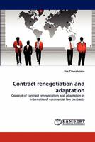 Contract Renegotiation and Adaptation 3843352186 Book Cover