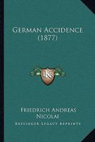 German Accidence 1144722896 Book Cover