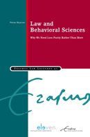 Law and Behavioral Sciences: Why We Need Less Purity Rather Than More 9462366799 Book Cover
