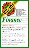 Finance (Barron's Ez-101 Study Keys) 0812045963 Book Cover