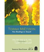 Torah Mietzion: Bemidbar: Essays on the Weekly Parasha 1613290098 Book Cover