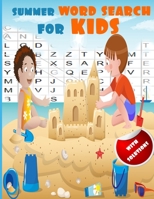 Summer Word Search For Kids: fantastic word search word spring & summer time B08C488DLM Book Cover