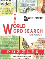 In The World Word Search Puzzles Book: Large Print Word Search Book for Adults B08FNJK8KV Book Cover