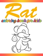 Rat Coloring Book for Kids: Activity Book for Girls & Boys Age 4-8, with 30 Super Fun Coloring Pages of Rats. Great Gift for Girls, Toddlers, ... 4-8.Children Activity Book for Girls & Boys B092KRVNNC Book Cover