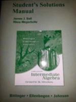 Student's Solutions Manual for Intermediate Algebra: Graphs & Models 0321429044 Book Cover