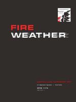 Fire Weather: A Guide for Application of Meteorological Information to Forest Fire Control Operations - Agriculture Handbook 360 0359522785 Book Cover