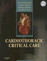 Cardiothoracic Critical Care 0750675721 Book Cover