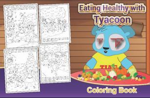 Eating Healthy With Tyacoon Coloring Book 1963982029 Book Cover