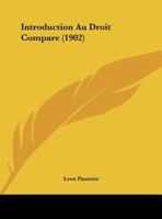 Introduction Au Droit Compare (1902) 1165425963 Book Cover