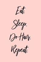 Love is in the Hair: Notebook with Hairdressing quotes funny inspirational gifts 1712319884 Book Cover