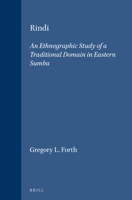 Rindi: An Ethnographic Study of a Traditional Domain in Eastern Sumba 9024761697 Book Cover