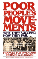 Poor People's Movements: Why They Succeed, How They Fail 0394726979 Book Cover