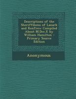 Descriptions of the Sheriffdoms of Lanark and Renfrew B0BQ1R5CJN Book Cover