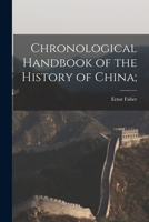 Chronological Handbook of the History of China; 1014824192 Book Cover