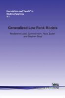 Generalized Low Rank Models 1680831402 Book Cover