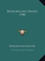 Rosicrucian Digest 1940 116272319X Book Cover