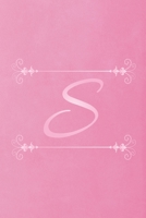 S: Initial Monogram Letter S College Ruled Notebook. Personalized Medium Lined Journal & Diary for Writing & Note Taking for Girls, Boys, Men and Women 167284620X Book Cover