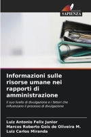 Informazioni sulle risorse umane nei rapporti di amministrazione (Italian Edition) 6207690508 Book Cover