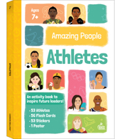 Amazing People: Athletes Activity Book, 1st Grade, 2nd Grade, 3rd Grade Workbooks With Flash Cards, Motivational Poster, and Stickers, Grade 1-3 Classroom or Homeschool Curriculum 1483866734 Book Cover