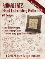 Animal Faces Hand Embroidery Patterns 1545228345 Book Cover