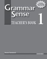 Grammar Sense 1: Teacher's Book (with Tests CD) 0194397025 Book Cover