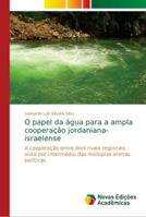 O papel da água para a ampla cooperação jordaniana-israelense 6139622875 Book Cover