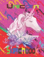 Unicorn Sketchbook: Unicorn Sketchbook 120 Pages 1673683894 Book Cover