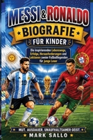 Messi & Ronaldo Biografie für Kinder: Die inspirierenden Lebenswege, Erfolge, Herausforderungen und Lektionen zweier Fußballlegenden für junge Leser (German Edition) B0HG9JSS4V Book Cover