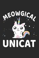 Meowgical Unicat: Cat Unicorn Notebook Blank Dot Grid Caticorn Journal dotted with dots 6x9 120 Pages Checklist Record Book Take Notes Gift Planner Paper Men Women Kids Christmas Gift for Pet Owner An 1700633422 Book Cover