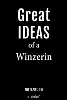 Notizbuch f�r Winzer / Winzerin: Originelle Geschenk-Idee [120 Seiten liniertes blanko Papier] 1691113034 Book Cover