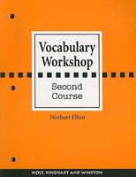 Vocabulary Workshop: Second Course 0030430178 Book Cover
