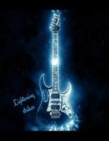 Lightening Strikes: Guitar Tabs Book with 100 pages and a glossy cover 1719922403 Book Cover
