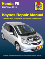 Honda Fit 2007 thru 2013 Haynes Repair Manual 1620921421 Book Cover