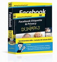 Facebook For Dummies, Book + DVD Bundle 0470882247 Book Cover