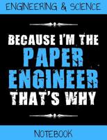 Engineering & Science Notebook: Composition Book for Paper Engineers or Engineering Students (100 Pages Half Squared 4x4 Graph Paper Half Wide Ruled Lined Paper) 1091726175 Book Cover
