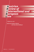 Austrian Review of International and European Law, Volume 22 (2017) 9004420924 Book Cover