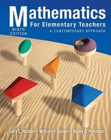 Mathematics for Elementary Teachers: A Contemporary Approach 0470105836 Book Cover