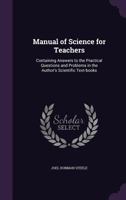 Manual of Science for Teachers 1145256228 Book Cover